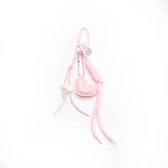 xoxo Wildhearts Bag Charm - Rope Heart - Pink - Hangertje voor handtas - Accessoire voor dames tas - Touwtje met hart - Hartjesketting - Sleutelhanger - Roze
