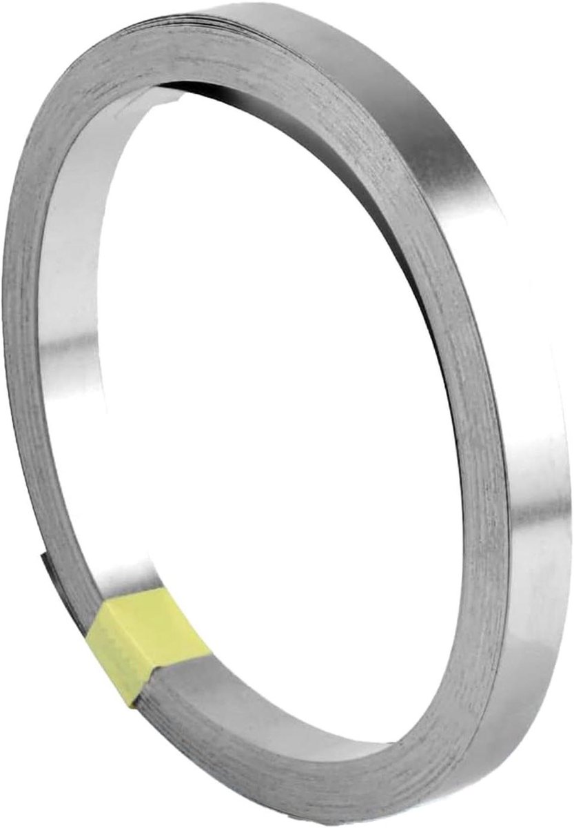 Allecto Plus - Nikkel Strip 10 m x 8 mm - Nikkel Strepen voor Accu Spot Lasser - Duurzaam materiaal