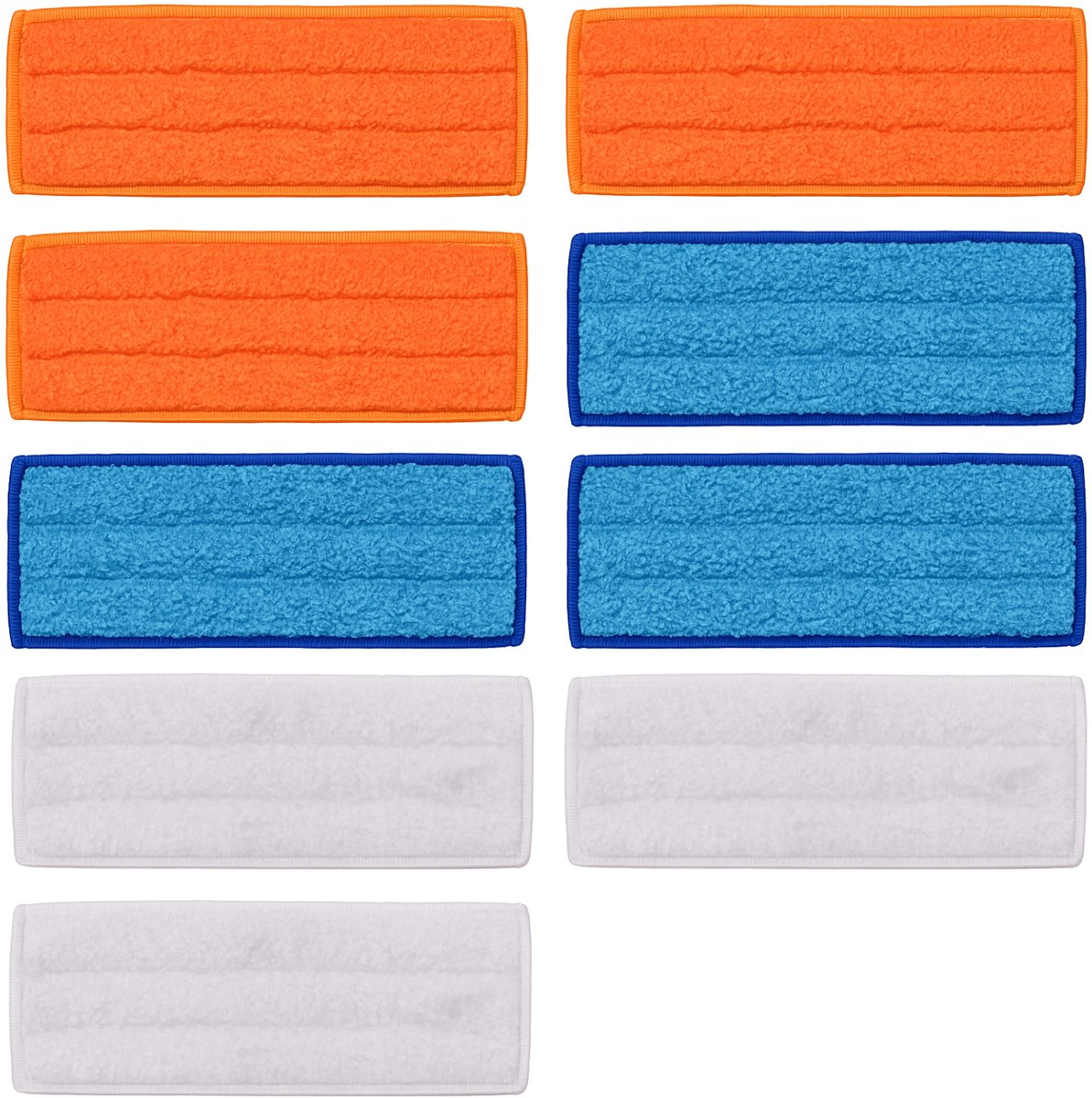 9x Dweil pads geschikt voor iRobot Braava Jet 240 / 241 / 244 Dweilrobot