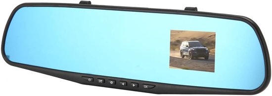 Dash Cam in Rear Mirror - 1080P Dual Cameras - Super Night Vision | bol
