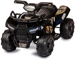 Kiddocruiser elektrische quad voor kinderen 6V zwart