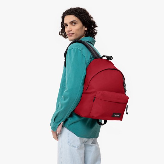 EASTPAK Sac d'école Sac à dos pour ordinateur portable Padded Pak'r 24L Scarlet Red Rouge