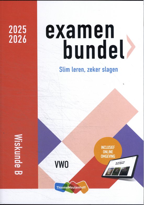 Examenbundel Wiskunde B vwo 2025/2026 - cover