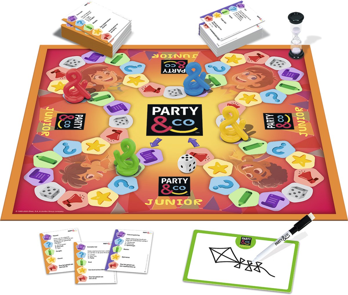 Jumbo - Party & Co. Junior - Bordspel voor kinderen - Vanaf 8 jaar - Actiespel - Partyspel — afbeelding 8