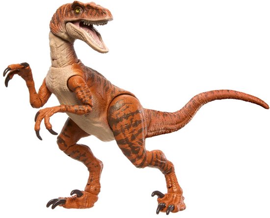 Figurine articulée Velociraptor de la collection Hammond de Mattel Jurassic World