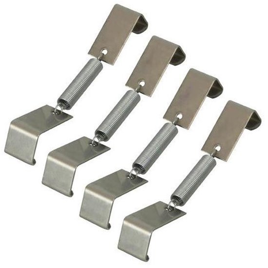 kentekenplaathouder rvs set - kentekenplaatklem - kentekenhouders - nummerplaathouders