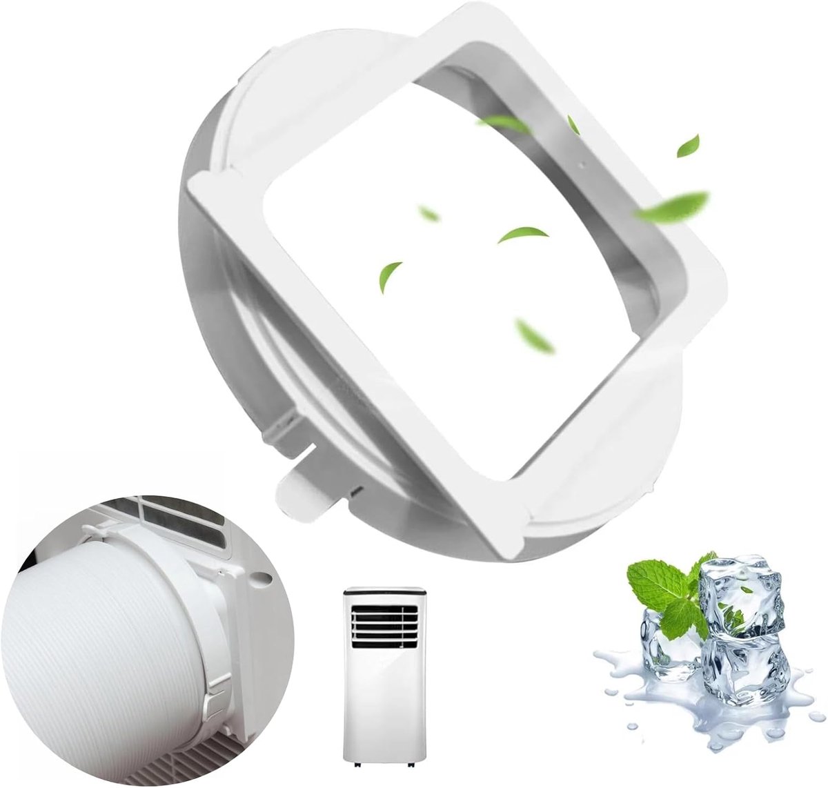 Koppelstuk Mobiele Airco Afvoerslang - Ø150mm - Conditioner Uitlaatslang Connector - Airconditioning-afvoerslangadapter - Afvoerslang adapter - Slangverlenging