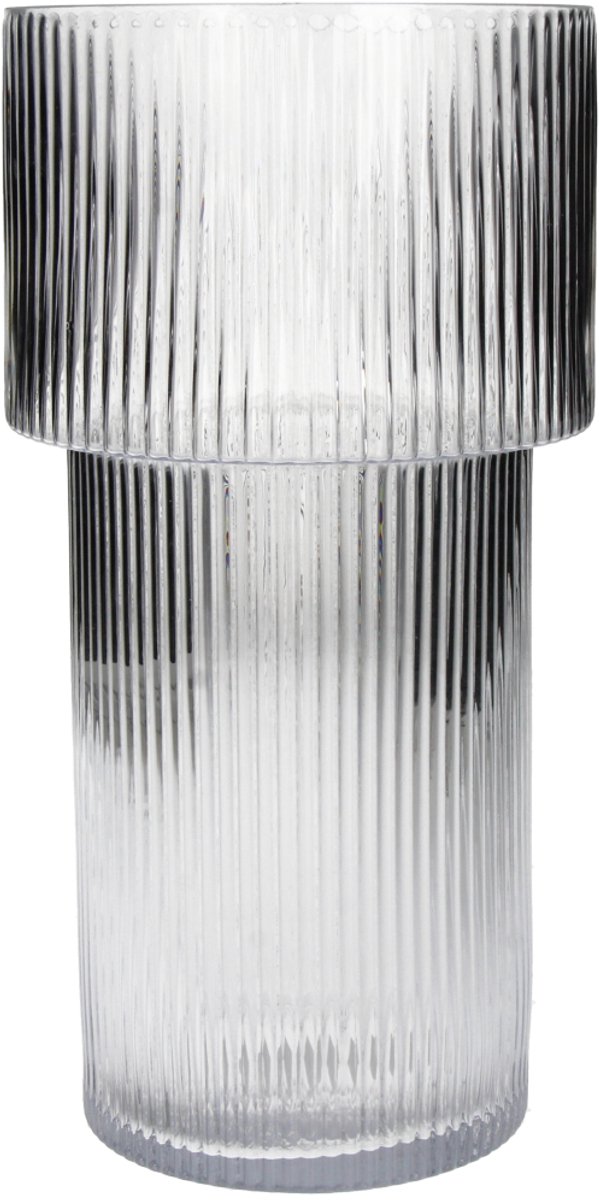 HD Collection Vaas Stripe Glas 14.5x14.5x29cm