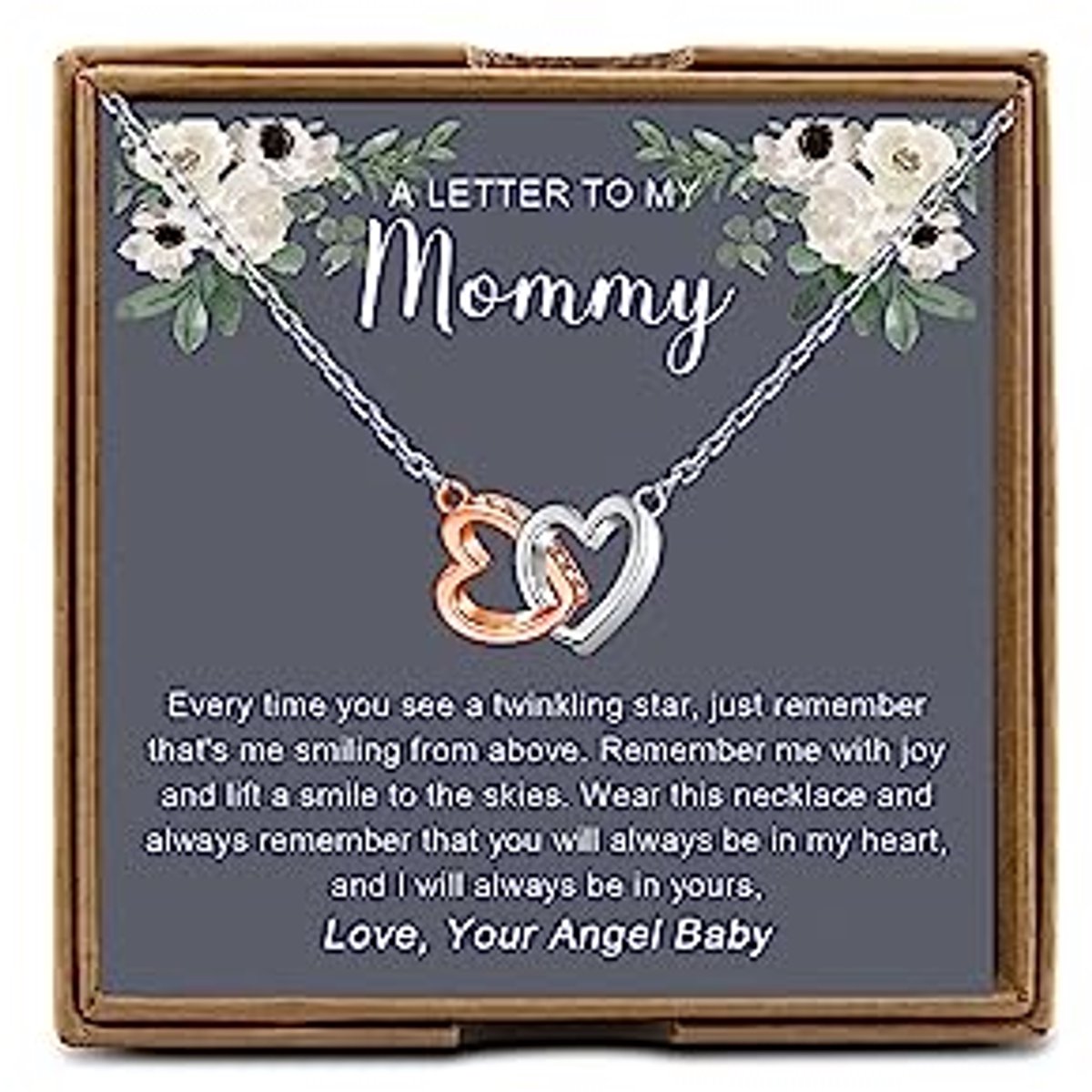 Loss of Baby Sympathy Gifts, Miscarriage Necklace, Loss Funeral Necklace for Mothers, Losing Child Gift, Sympathy Gift for Women Mother Mother