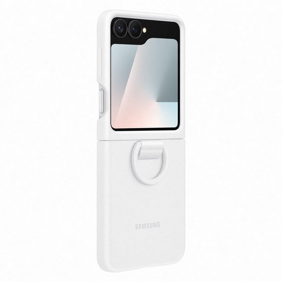 Samsung Galaxy Z Flip 7 FE Siliconen Back Cover Wit
