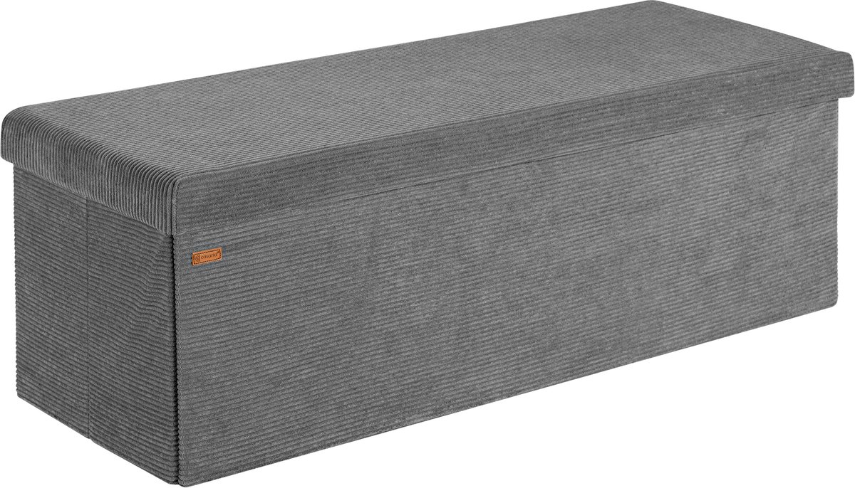 Casaria Opbergbox - Vouwbaar 114x38x38cm M Ripstof 130L - Antraciet