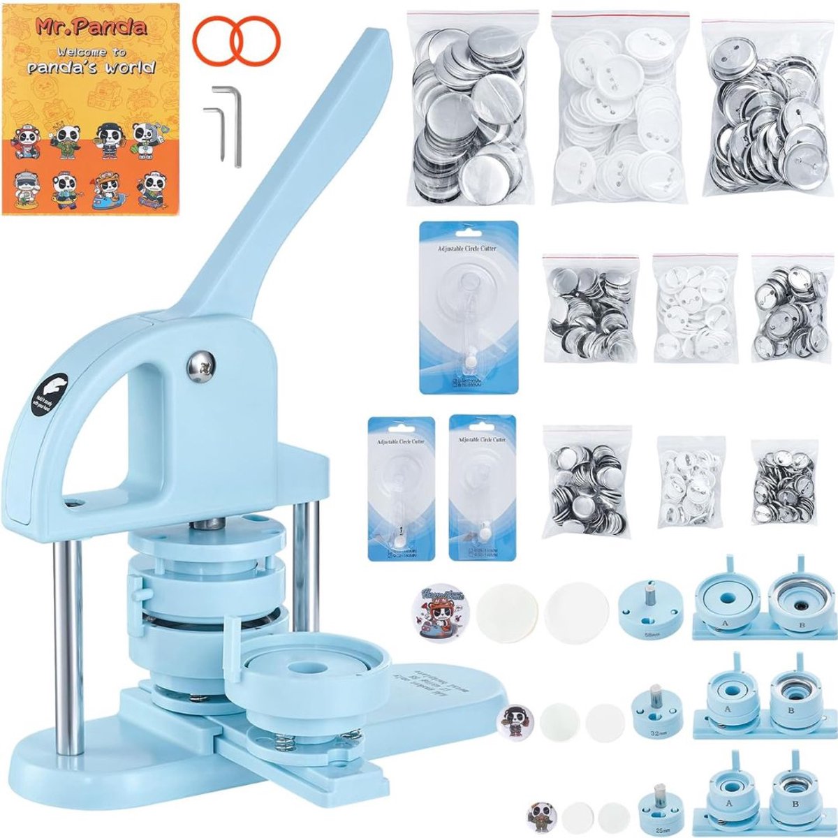 Button Maker - Badge Machine - Pin - Blauw