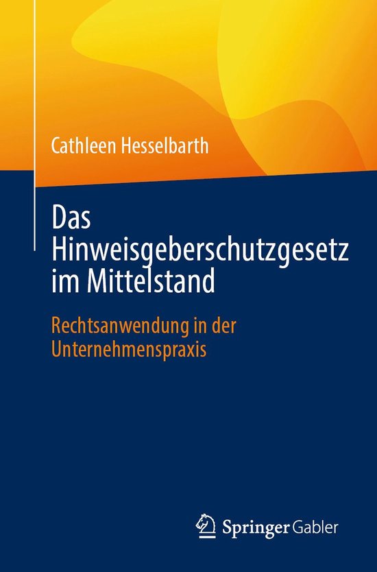 Business and Economics (German Language) - Das Hinweisgebers ... - cover