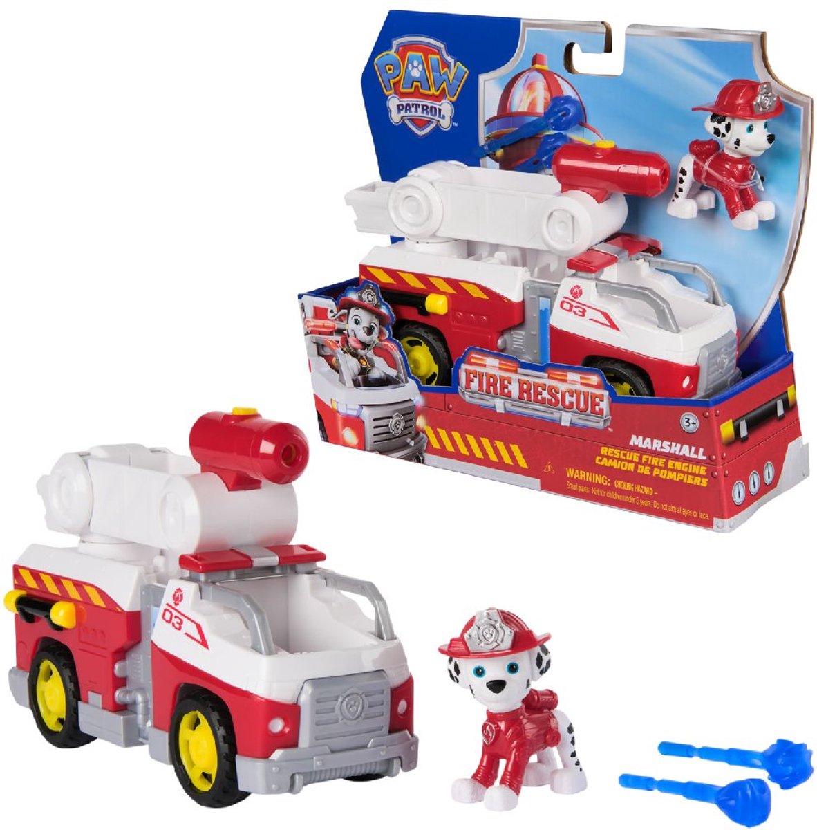 PAW Patrol - Brandweerredding - Marshall's Brandweerwagen - speelgoedauto met speelfiguur — afbeelding 16