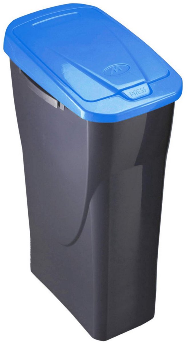 Rubbish bin Black/Blue polypropylene (15 L)