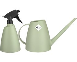 Elho Brussels Gieter en Sprayer - Set met Gieter en Plantenspuit - 100% Recyclebaar - Sorbet groen