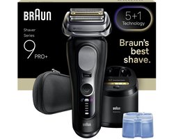 Braun Series 9 PRO+ Elektrisch Scheerapparaat - Pro SensoAdapt - SmartCare Center - 9660CC - Zwart - Scheerapparaat voor Mannen
