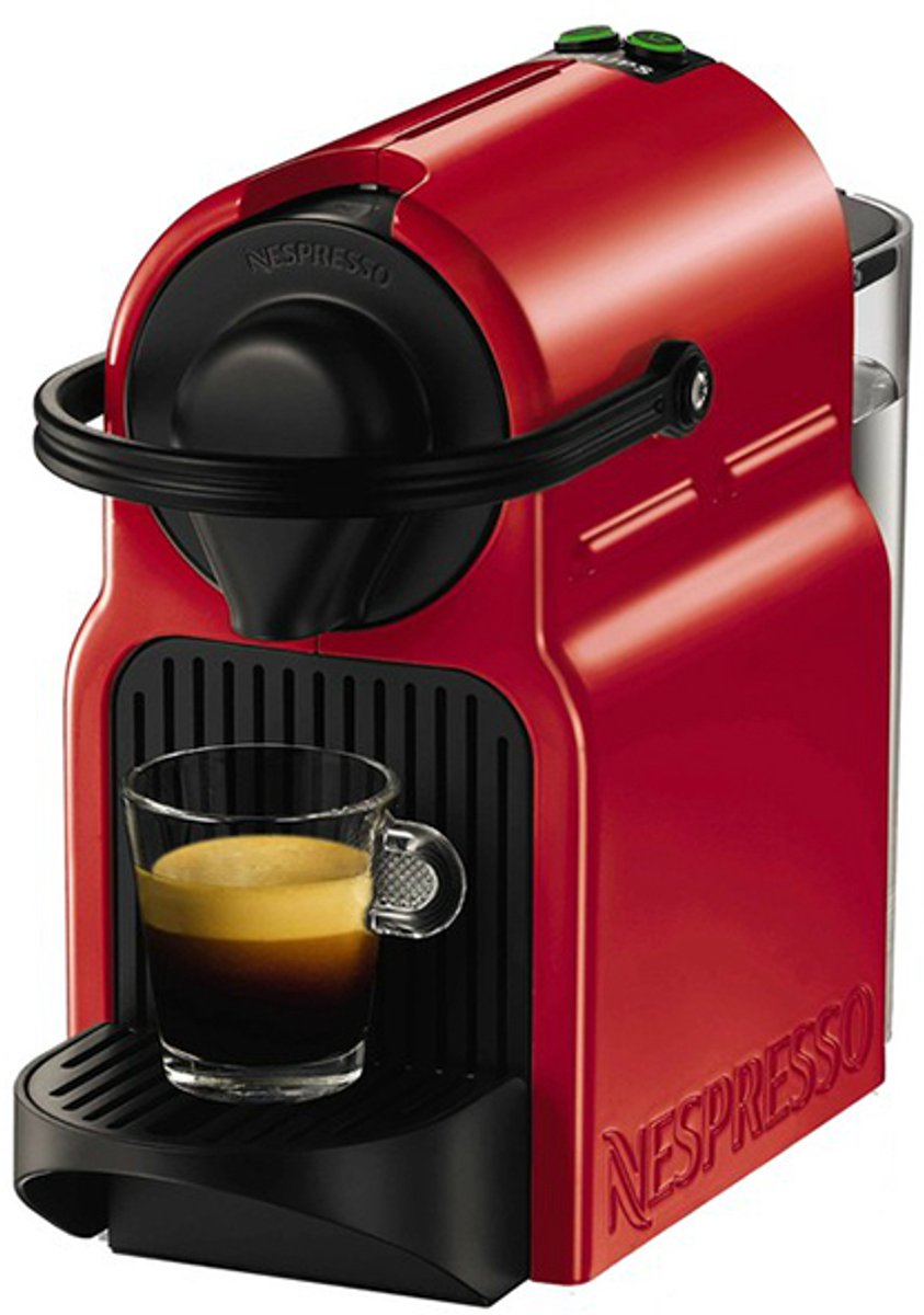 Bol.com Krups Nespresso Inissia Rouge YY1531FD - Koffiecupmachine - 0,7 l aanbieding