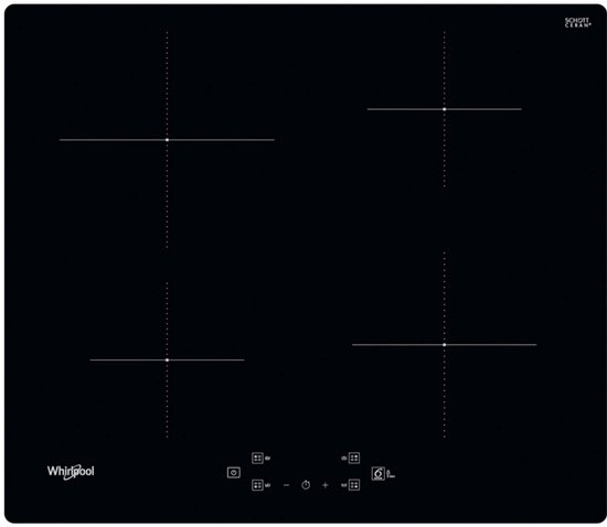 Whirlpool WS Q2160 NE, Noir, Intégré, 59 cm, Plaque avec zone à induction, Verre-céramique, 4 zone(s)