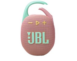JBL Clip 5 – Draagbare Bluetooth Mini Speaker – Met Haak om te hangen – Draadloos Muziek Box – 12 uur – Waterbestendig – IP67 – Roze