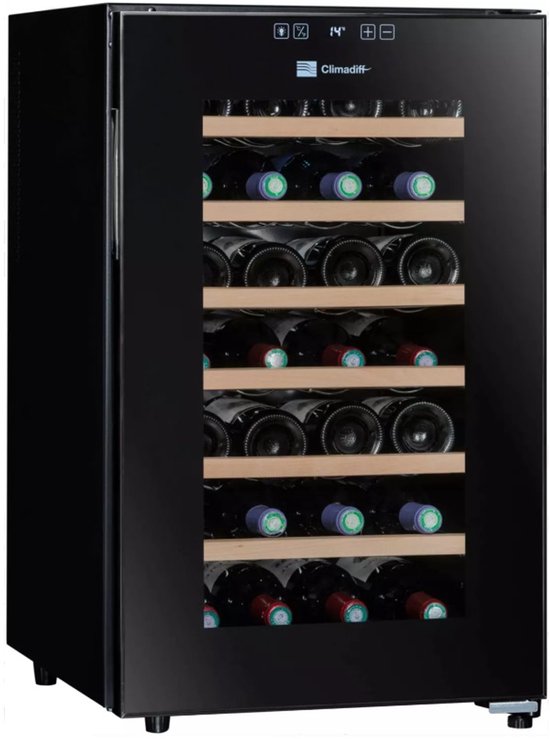 Climadiff CC28F - vrijstaande wijnklimaatkast - 28 flessen - geluidsniveau slechts 26dB