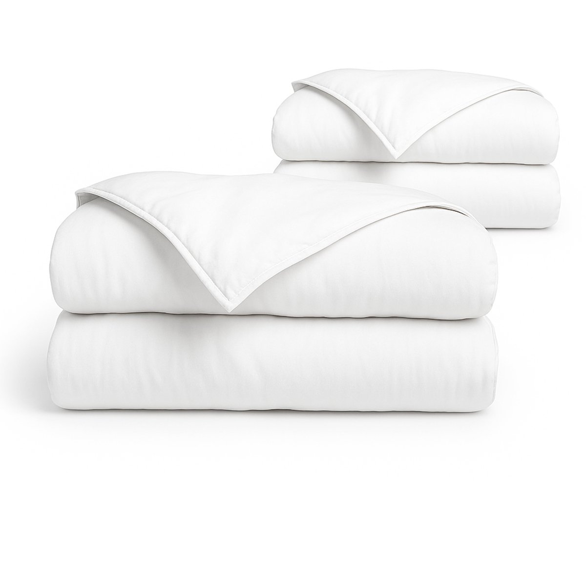 Harmony 4-seizoenen dekbed van zijde 175 + 300 g/m² – katoenen tijk - Silk Heaven - 260x220cm