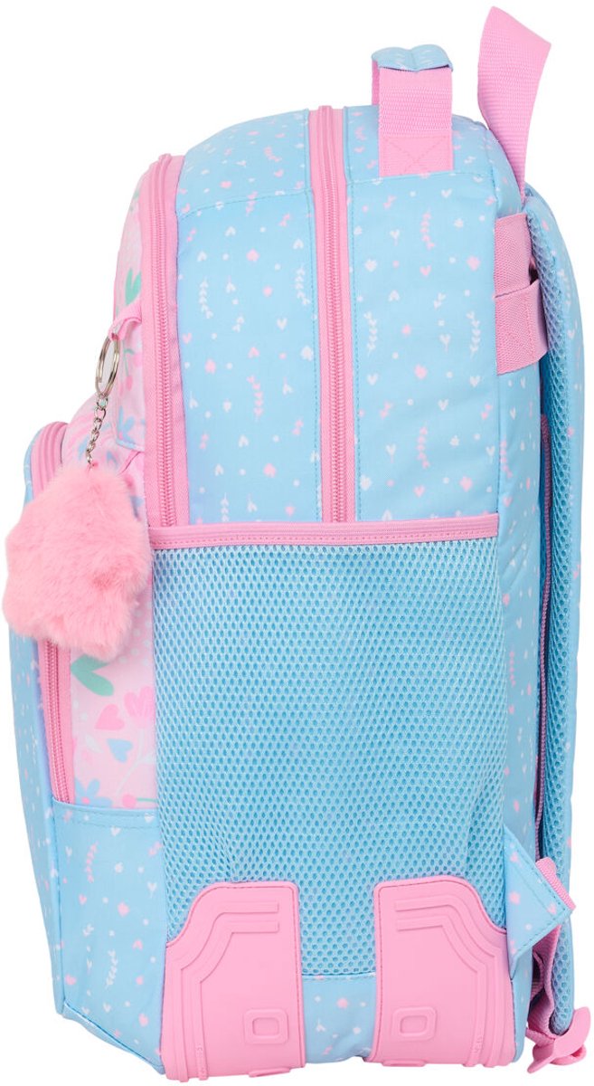 Schoolrugzak BlackFit8 Smile Blauw Roze 32 x 42 x 15 cm