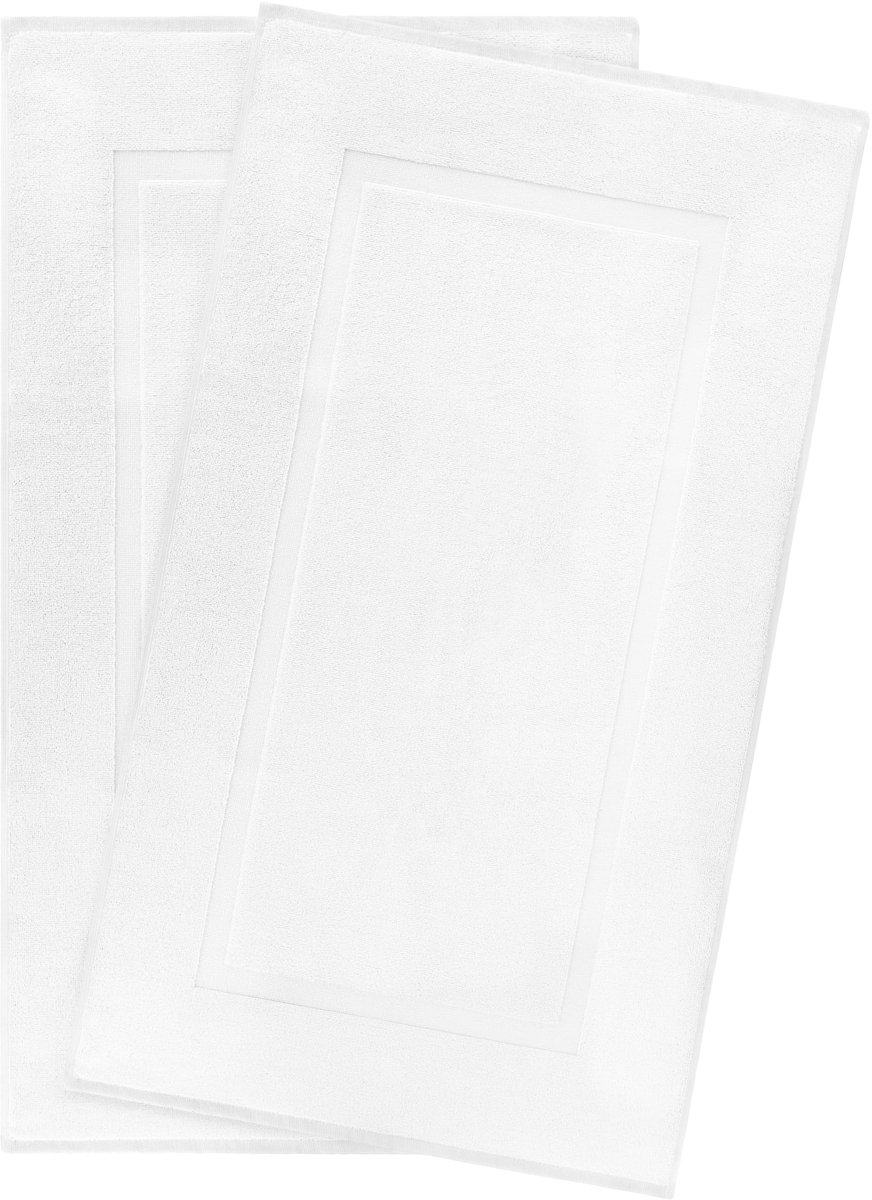 Ibenzoa® Badmatset, 2-Delig - 100% Katoen, 51x86cm