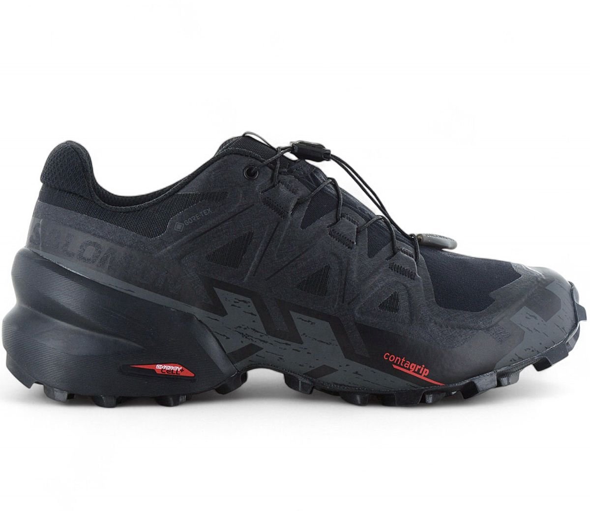 Salomon Speedcross 6 GTX W GORE-TEX Dames Trailschoenen Hardloopschoenen 417434 1/3 Zwart