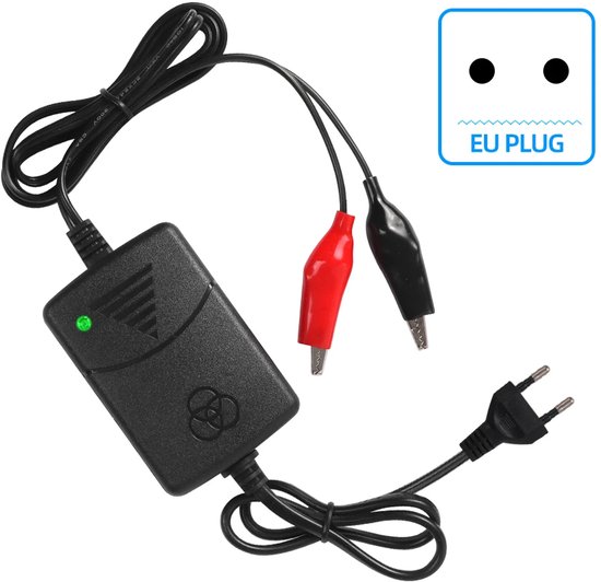 Han‑Bar® ACCU LADER - 12V 1300mA - Universele - Slimme Batterijlader - Druppellader