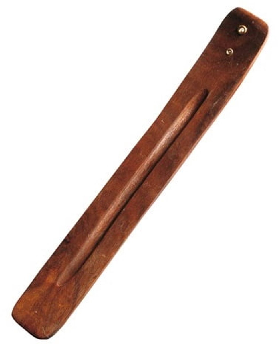 Wierookhouder bootje hout