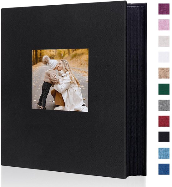 Lilliputiens - Stoffen Fotoalbum Jeanne De Kat - Het Fotoalbum Heeft 10 Vakjes Waar Je