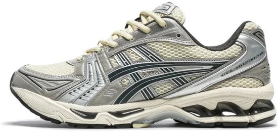 ASICS GEL-KAYANO 14 Oyster White / Steeple Grey - Baskets - 1203A537 - Taille 43,5