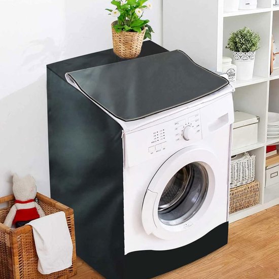 Zerodis Washing Machine Cover, PU Coating, Front Loading Washing Machine Cover for Balcony (60 x 60 x 88 cm) van Merkloos	 — afbeelding 3