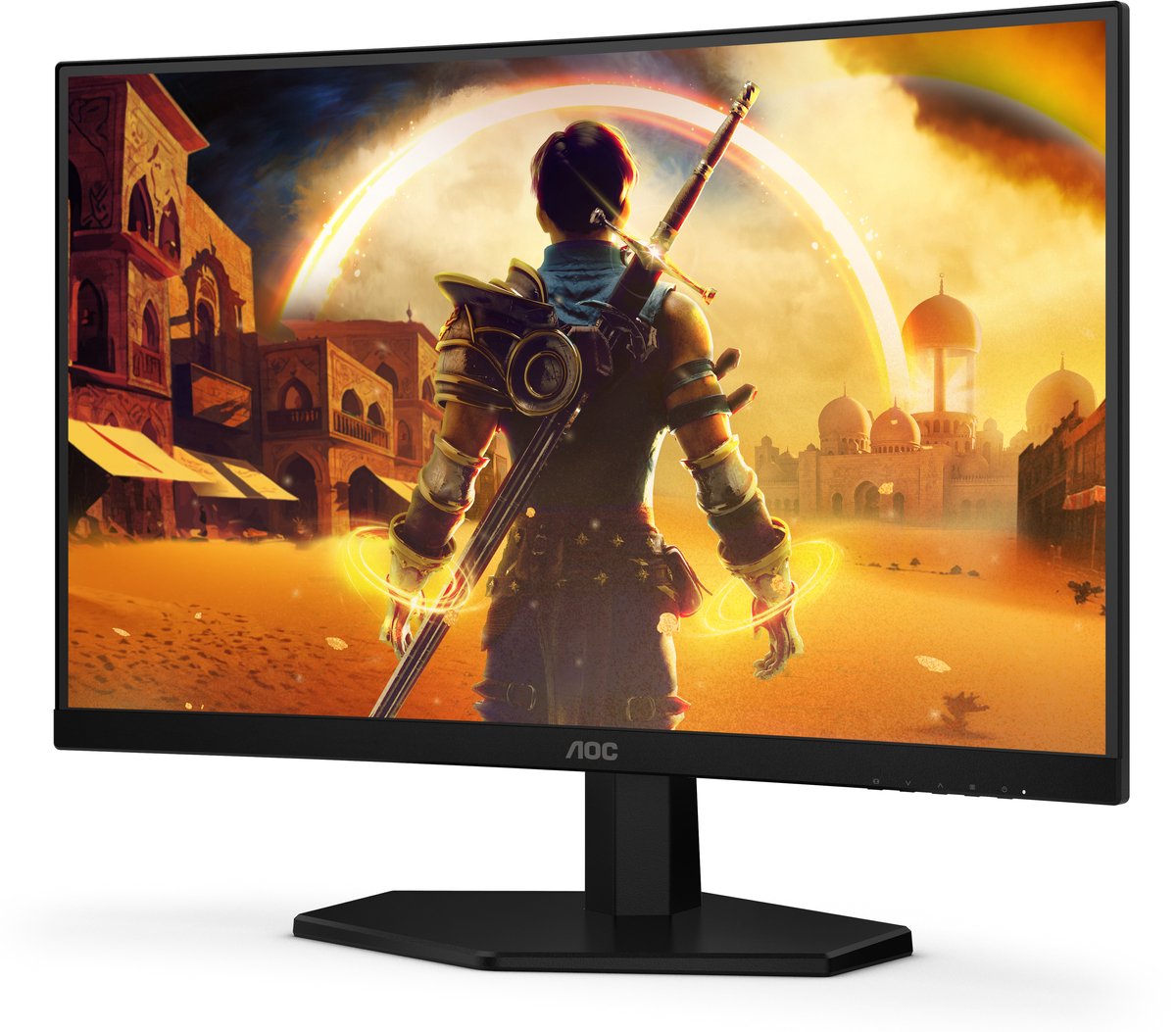 AOC G4 C24G42E - Full HD Curved Gaming Monitor - 180hz - 0.5 ms - 24 inch thumbnail 3