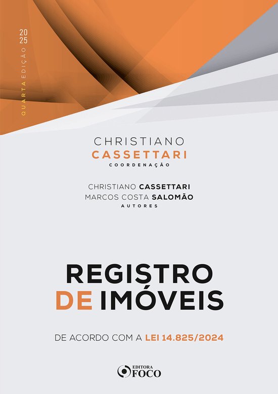 Registro de Imóveis - 4ª Ed - 2025 - cover
