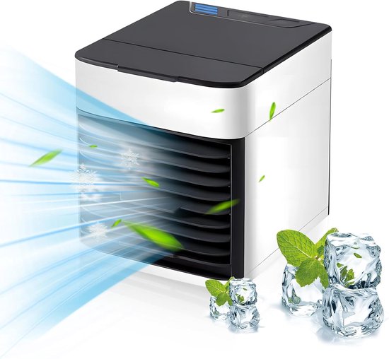MKSS® Mobiele Airco Zonder Afvoerslang - Aircooler voor Slaapkamer - Draagbare Ventilator