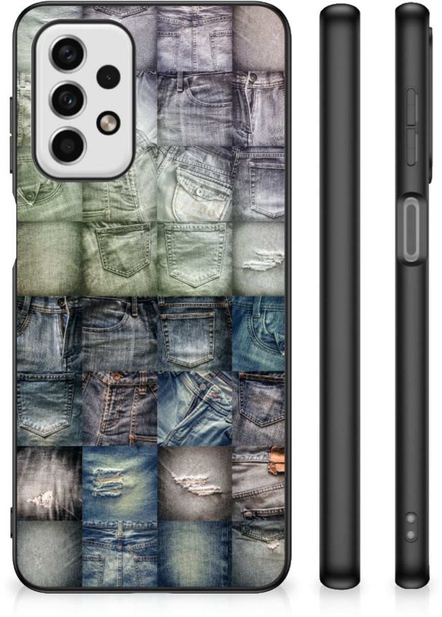GSM Cover Samsung Galaxy A23 Spijkerbroeken