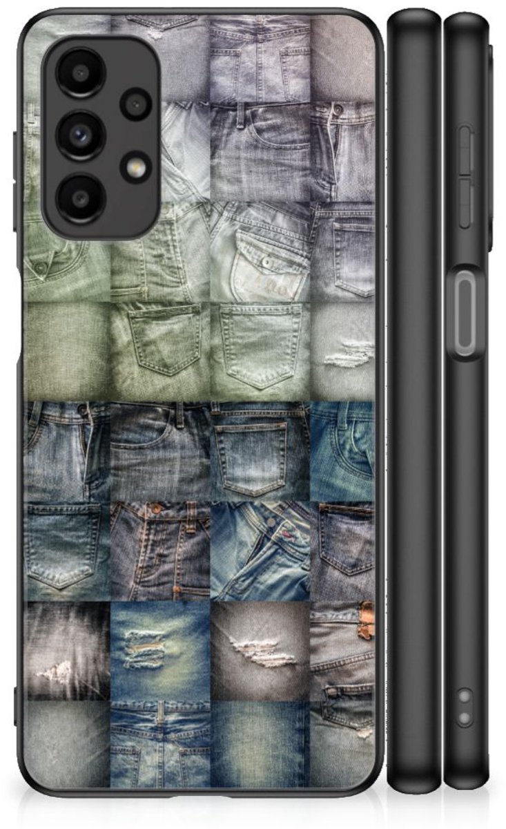 GSM Cover Samsung Galaxy A13 4G Spijkerbroeken