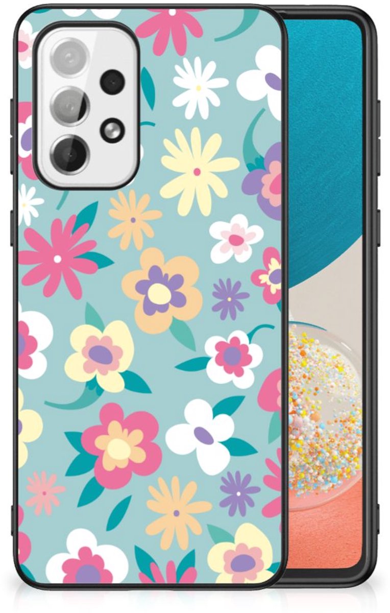 Samsung Galaxy A73 Bloemen Hoesje Flower Power