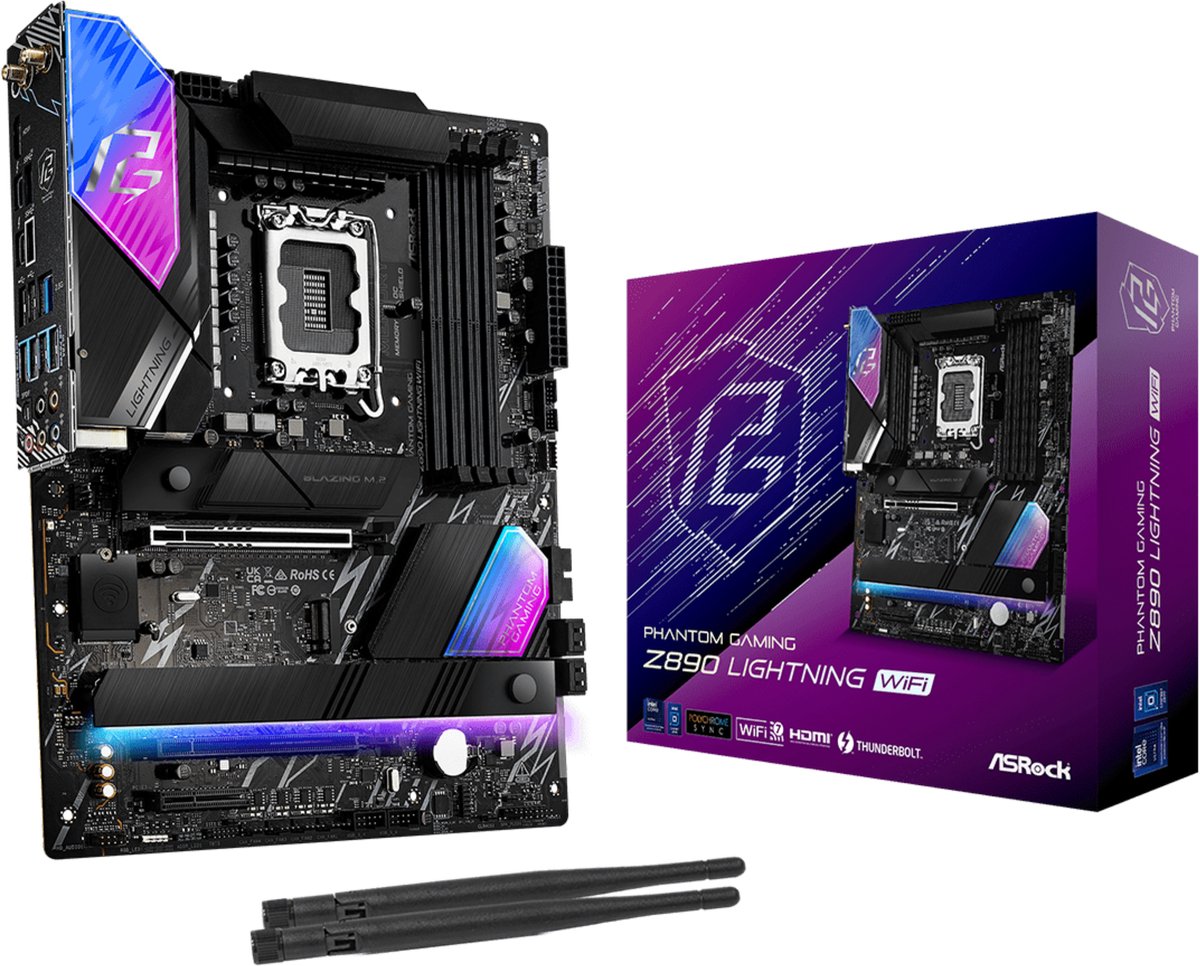 ASRock Asro Z890 Lightning WiFi moederbord