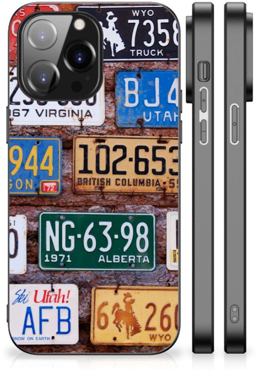 iPhone 14 Pro Max Silicone Back Case Kentekenplaten