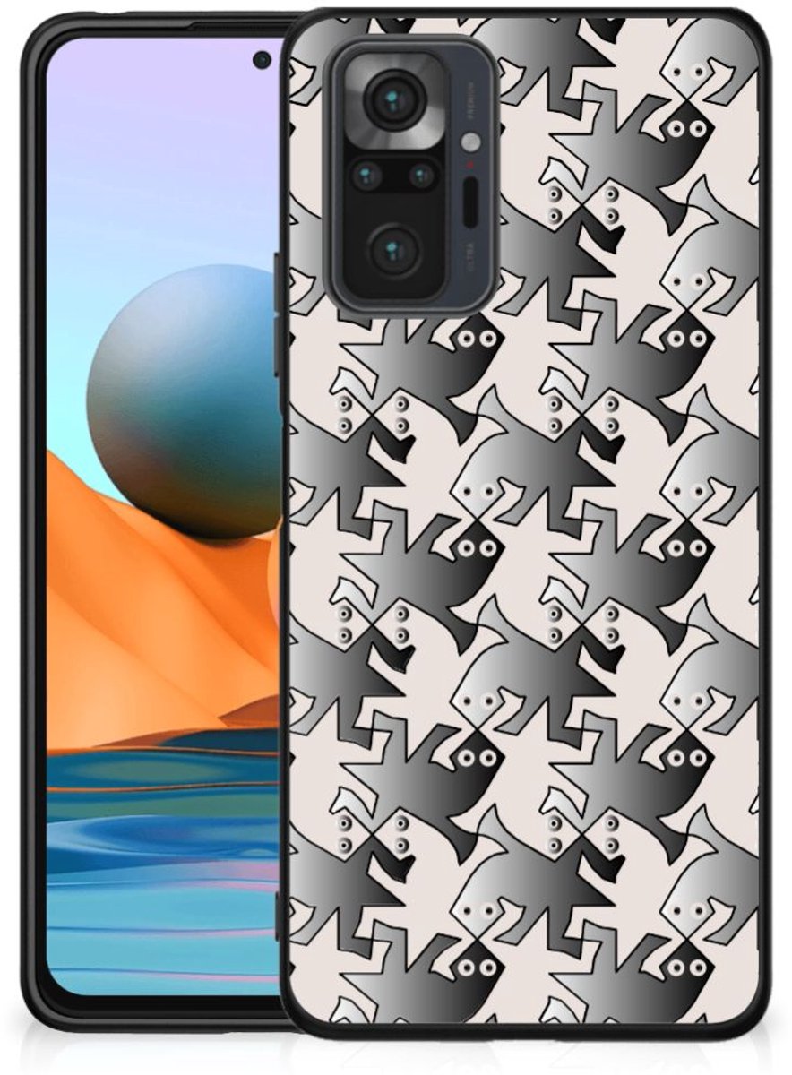 Xiaomi Redmi Note 10 Pro Dierenprint Telefoonhoesje Salamander Grey