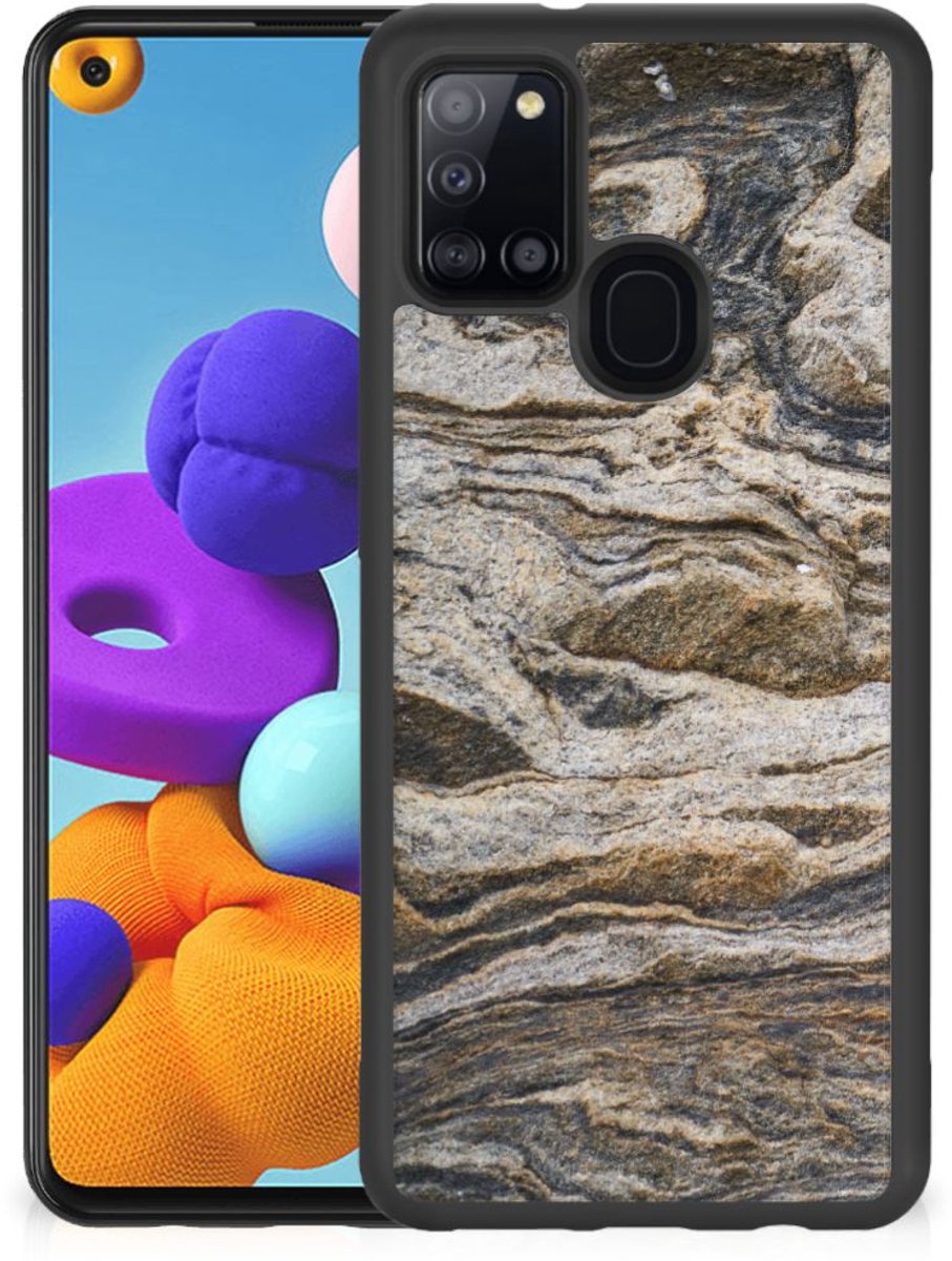 Samsung Galaxy A21s Gripcase Steen