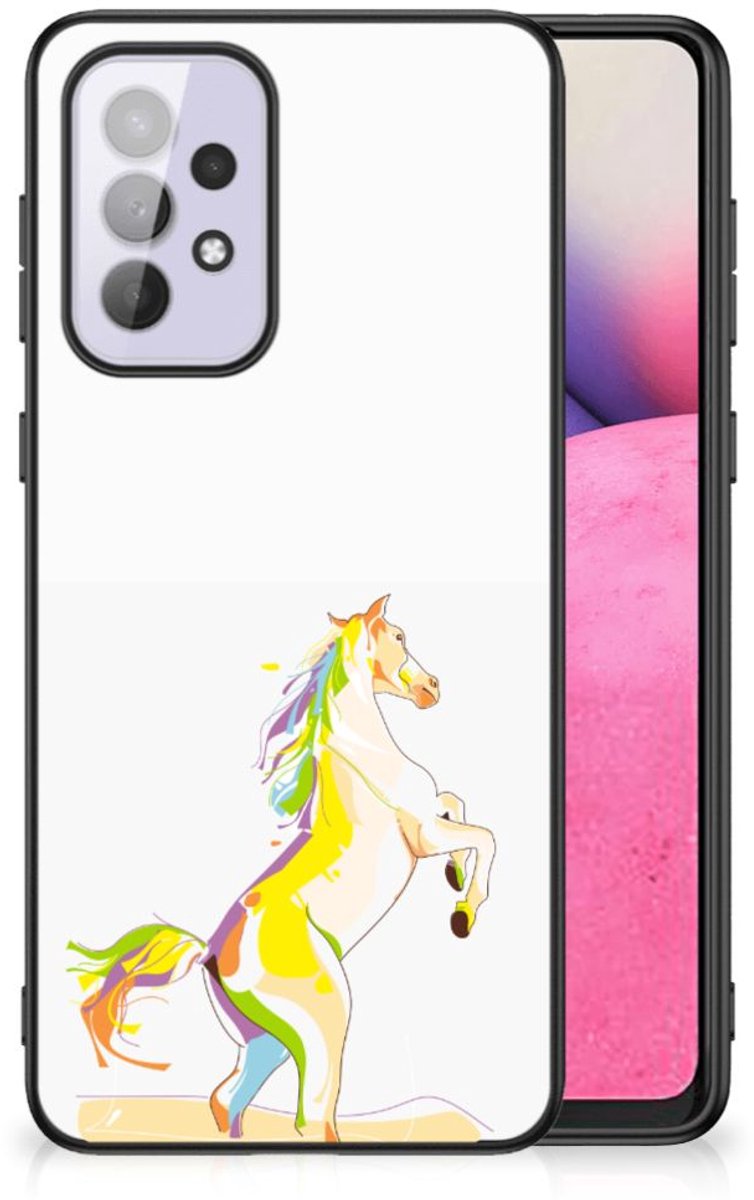 Back Cover voor Samsung Galaxy A33 5G Hoesje Horse Color