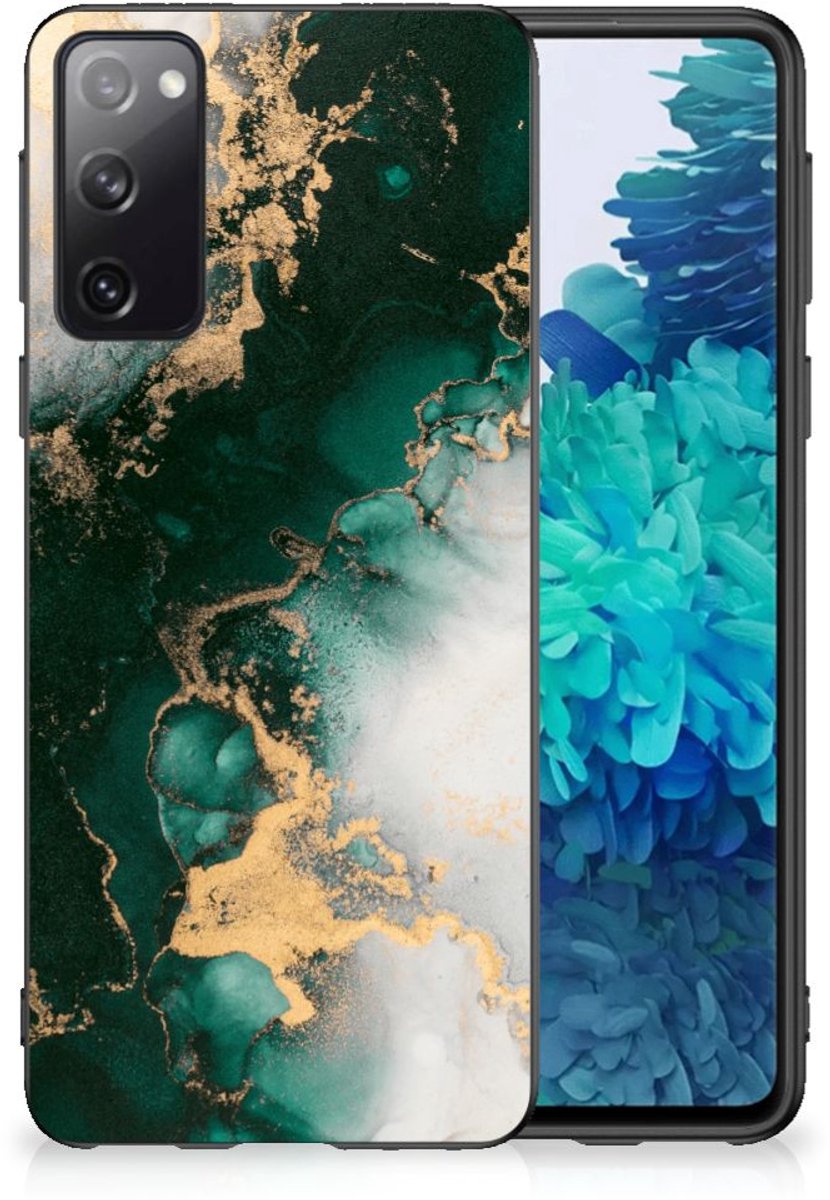 Gripcase voor Samsung Galaxy S20 Marmer Groen