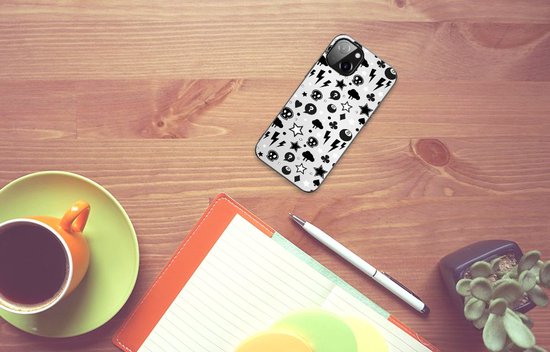 Telefoonhoesje Apple iPhone 13 | iPhone 14 Silver Punk