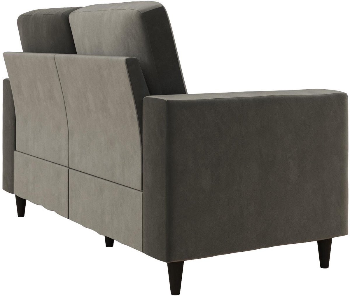 Cooper-Sofa 2-zits - Grijs Fluweel