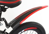 Spatbord Mountainbike Verstelbaar -universeel Spatborden Voor En Achter 24 - 26 Inch Blauw-zwart