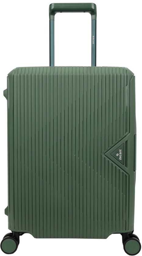 Valise cabine/trolley de Bagage à main Decent - 55 x 40 x 20 cm - Smart - Vert